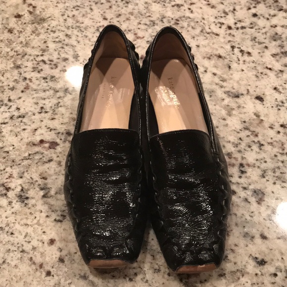 kate spade Shoes - Kate Spade New York metallic square toe Loafers